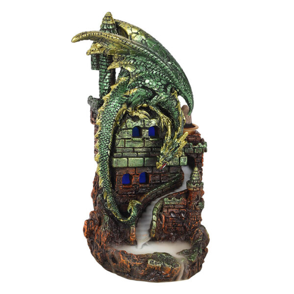 Dragon Castle Glowing Backflow Incense Burner