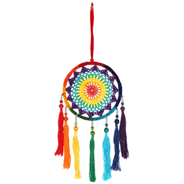 Multicoloured String Tassel Dreamcatcher