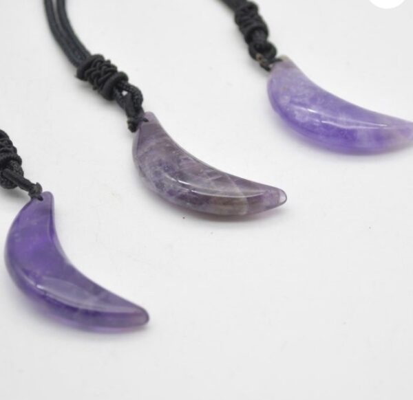 Amethyst Moon Pendent