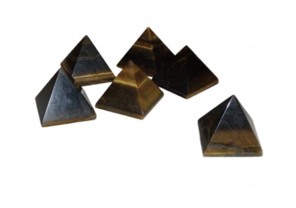 Tiger's Eye Tetrahedron